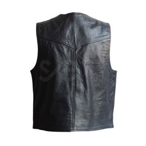 Respirant hiver chaud hommes gilet en cuir tenue décontracté prix raisonnable hommes gilet en cuir - Product Image 3
