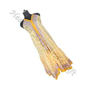 Bohemian Silk Vintage <b>Saree</b> <b>Sexy</b> Traditional Summer Wear Floral Print Designs Long Dress For Ladies Comfortable Wear - Product Image 1
