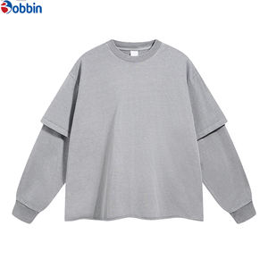 Nueva Sudadera con Capucha de Doble Capa Desgastada Unisex, Sudadera de Manga Larga Vintage de Gran Tamaño, Sudadera de Forro Polar Cálida de Invierno Personalizada para Hombre - Product Image 2