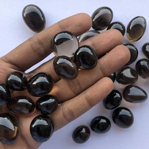 10mm 20mm pierre de Quartz fumé naturel lisse poli non percé pépites de pierres précieuses au meilleur prix de gros bricolage nouvelles offres spéciales - Product Image 1