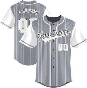 Camisetas de Béisbol para Adultos PUFFIN SPORT, Conjuntos de Uniformes Personalizados con Logotipo del Equipo y Número, 100% Poliéster Transpirable, Camiseta de Béisbol Estampada - Product Image 5