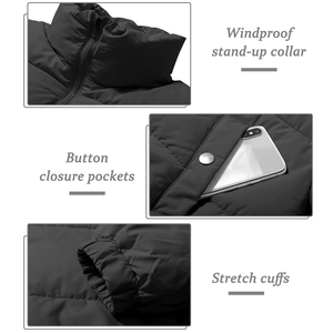 Veste d'hiver en tissu pour femmes, multicolore, courte, recadrée, vestes grande taille, design avec logo personnalisé OEM - Product Image 6