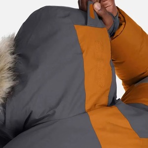 แจ็กเก็ตปาร์กาสำหรับผู้ชาย, เสื้อโค้ทผ้าใบระบายอากาศได้ดีขนาดกลางสำหรับฤดูหนาว - Product Image 4