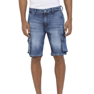 Shorts de Mezclilla para Hombre al por Mayor a Bajo Precio, Diseño Moderno, Ecológicos, de Secado Rápido, Algodón Orgánico Transpirable - Product Image 4
