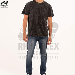Camisetas de Hombre Estilo Nuevo, Talla Grande, Lavado Ácido, Tejido Resistente, Color Sólido, Diseño de Primera Calidad, Camisetas con Ribete Lavado Ácido - Product Image 5