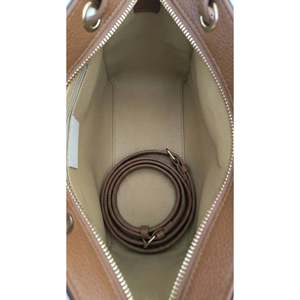 Borsa a Tracolla Strutturata da Donna in Vera Pelle Scamosciata Made in Italy Art. 26016SUE" - Product Image 4