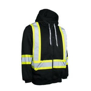 Hot Selling Reflective Safety Clothing Detachable Hood for Improved Visibility Hi Vis Long Sleeve - Product Image 5