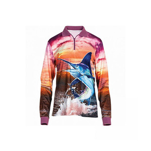 Jersey de pesca de manga corta informal con estilo para hombre, cómodas sudaderas con capucha de poliéster, camisas de pesca de sublimación transpirables y secas - Product Image 3