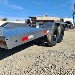 Remolque de Carga de Plataforma Plana de 2 Ejes VIMETALL, Remolque Utilitario de Acero, Carga Útil Máxima Superior a 3001 Kg - Product Image 3