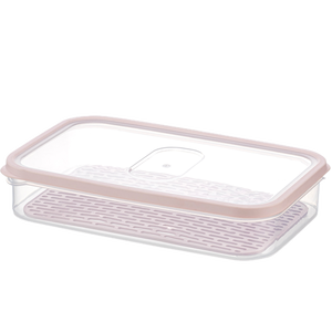 Contenedor de Almacenamiento de Alimentos de Plástico de 1.65L con Colador, Tapa Hermética, Libre de BPA, para Frutas y Verduras, Organizador de Refrigerador - Product Image 5