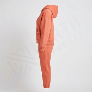 Conjuntos Deportivos de Primera Calidad para Mujer con Cremallera y Pantalones Jogger, Chándal de Felpa de Algodón, Logotipo Personalizado Disponible, Conjunto Atlético - Product Image 3