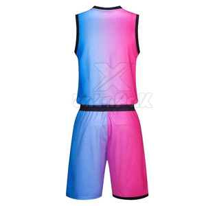Uniformes de basket-ball de nouvelle conception couleurs personnalisables logos et numéros uniforme de basket-ball prix direct d'usine - Product Image 2