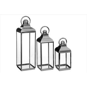 Set of 3 Metal and Glass Table Top <b>Decoration</b> <b>Lantern</b> Highest Quality Customized Shape Wedding <b>Decoration</b> <b>Lantern</b> - Product Image 4