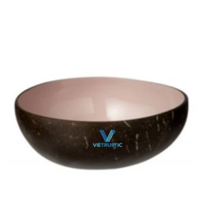 Bol en noix de coco de style naturel de taille personnalisable pour décor de table tropicale de café de restaurant - Product Image 2