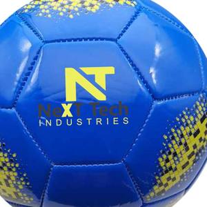 Balón de entrenamiento de fútbol de Next Tech Industries, material de PU para fines de entrenamiento con diseño personalizado y logotipo personalizado - Product Image 3