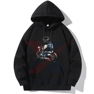 Sudaderas con capucha para hombre con impresión de logotipo personalizado, jersey de poliéster y algodón para fabricación de invierno - Product Image 1