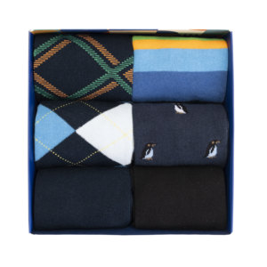 Calze Calde da Uomo in Cotone, Confezione Regalo 6 Paia Fantasie Assortite, Taglia Unica, in Spandex Monouso per Inverno, Bianche, Business, Sportive - Product Image 2