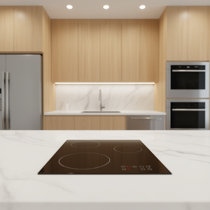 Placa de Inducción de 3 Zonas Negra de 45 cm, Electrodoméstico de Cocina Elegante y Moderno - Product Image 3