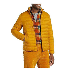 Vestes d'hiver pour hommes avec logo personnalisé OEM 100% coton épais vierge col montant style High Street - Product Image 6