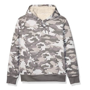 Venta al por mayor 100% algodón hombres pulóver con capucha Super calidad con mangas completas Color sólido tela polar venta superior - Product Image 5