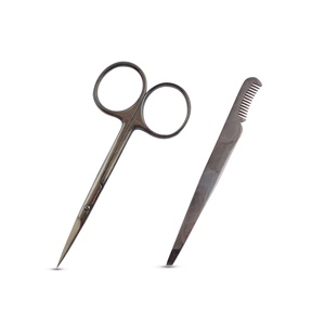 Ensemble de coupe de sourcils léger fait à la main en acier inoxydable avec bout pointu Instruments de beauté pour femmes et hommes - Product Image 2