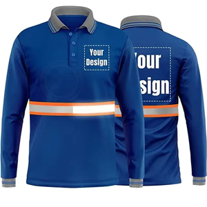 Venta al por mayor de fábrica de manga corta reflectante de seguridad algodón polos alta visibilidad seguridad ropa de trabajo camiseta - Product Image 2