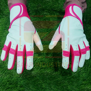 Gants de frappe de Baseball légers en cuir de vachette personnalisables professionnels de haute qualité - Product Image 3