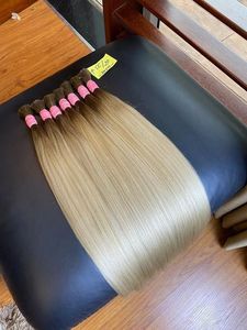 Cheveux raides soyeux et brillants ombre couleur 100% extensions de cheveux humains directement en usine prête à expédier - Product Image 5
