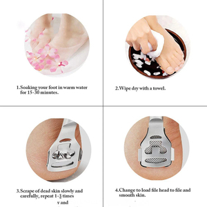 Meilleur Éliminateur de Peaux Dures et de Callosités – Coupe-Callosités en Acier Métallique de Qualité Supérieure, Rasoir et Coupe-Callosités pour les Pieds - Product Image 6