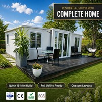 Maison modulaire Jiaken sur mesure avec revêtement, maison conteneur pliable, unité d'habitation modulaire pour façade personnalisée / luxe