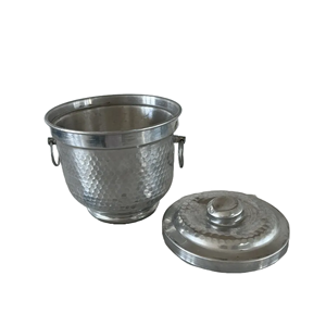 Juego de 2 enfriadores de vino y cerveza de metal hechos a mano, diseño extranjero personalizable para fiestas de bar, varias formas y tamaños, embalaje de cartón - Product Image 5