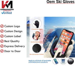 Gants de ski haut de gamme pour hommes et femmes, coupe-vent, thermiques, compatibles avec les écrans tactiles, conçus pour le froid, la chaleur, les sports d'hiver, les activités de plein air - Product Image 3