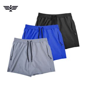 Pantalones cortos activos antiestáticos de última moda, tendencia imperial personalizada, ropa deportiva cómoda y segura, patrón sólido, resorte elástico - Product Image 6