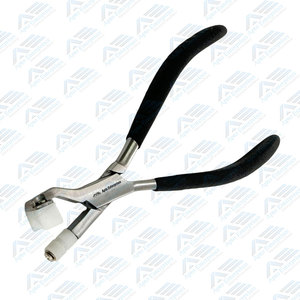 Optical Pliers for Adjusting and Bending <b>Eyeglasses</b> Arms & <b>Frames</b> & Nose Pad Applying Pliers Black Grip Handle Stainless Steel - Product Image 5