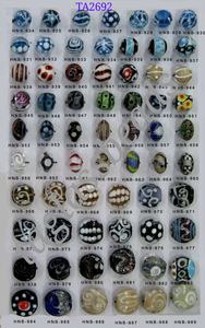 Vente en gros de perles rondes en verre colorées fantaisie perles rondes en verre bijoux de mode artisanat indien - Product Image 4