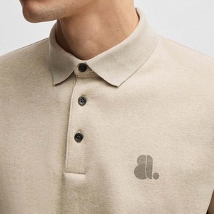 Camiseta Informal para Hombre 2026, Transpirable, de Fibra de Bambú, con Dos Botones, Tela Jersey con Estampado Personalizado - Product Image 3