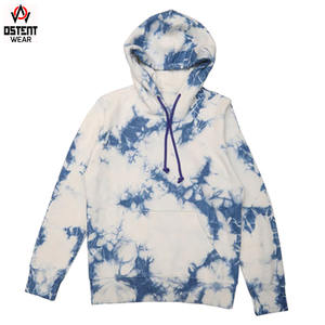 Vente en gros de sweats à capuche bleu marine sur mesure pour hommes nouveau design avec logo brodé et poche imprimée bouffante accessoire vestimentaire - Product Image 1