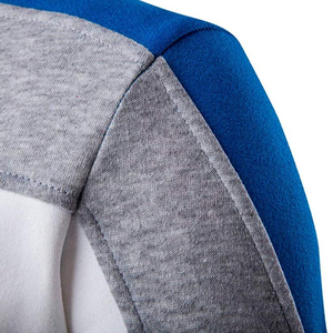 Sweat-shirt ras du cou en polaire pour hommes, logo personnalisé de couleur unie, OEM, coupe ample, sweatshirts doux et surdimensionnés - Product Image 6