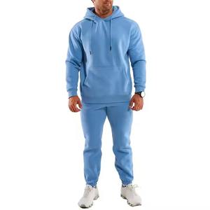 Ensemble de survêtement décontracté personnalisé pour hommes Jogging en polyester avec capuche et pantalon cargo Concevez votre propre combinaison de sport vierge - Product Image 5