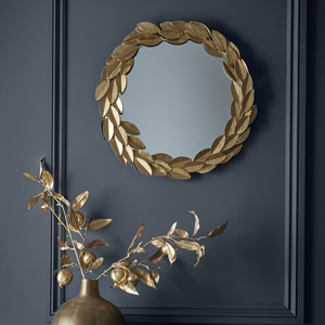 Grand miroir mural Miroir mural rond Décorations pour le salon Design festif de Pâques Miroirs muraux décoratifs élégants - Product Image 5