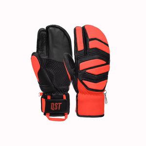 Venta al por mayor de fábrica del proveedor de la mejor calidad de diseño personalizado de piel de cabra esquí snowboard manopla guante de invierno térmico esquí guantes calefactables - Product Image 6