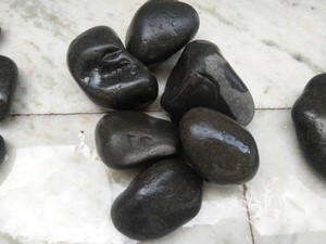 Guijarros de Río Negros Naturales de Alta Calidad, Lavados, de 5-10 cm, Duraderos, Decoración de Jardín al Aire Libre, Paisajismo de Patio, Macetas - Product Image 5