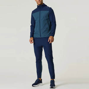 Conjuntos Deportivos Cortavientos para Hombre, Diseño Personalizado al por Mayor, Alta Calidad, Paneles Traseros Ligeros Reflectantes, Ropa Deportiva, Chándales para Hombre 2026 - Product Image 1