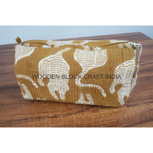 Juego de organizador de maquillaje para mujer de algodón acolchado Glamour Guru, 3 bolsas pequeñas elegantes imprescindibles para neceser para un almacenamiento conveniente - Product Image 4