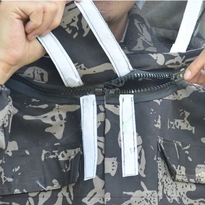 Traje de apicultura de polialgodón de abeja con velo redondo, protección de cuerpo completo, Apicultores, transpirable, seguro, cosecha de miel, gestión de colmenas - Product Image 4