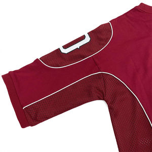 Maillot de football américain court imprimé par sublimation brodé en usine OEM ODM personnalisé de haute qualité surdimensionné Vente en gros - Product Image 4