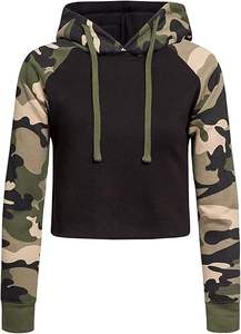 เสื้อครอปท็อปฮู้ดดี้ลายมัดย้อมสั่งทำตามเทรนด์มาแรงประจำปี 2026 เสื้อฮู้ดดี้ครอปท็อปมัดย้อมแบบใหม่สำหรับผู้หญิง แขนยาว - Product Image 5