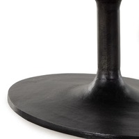 Table basse moderne en métal écologique de luxe, design tulipe, pour petit appartement, salon, meubles de maison, M.R. Modèle artisanal