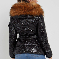 Chaqueta Acolchada para Mujer de Calidad Premium OEM, 100% Poliéster, Diseño Brillante con Burbujas, Remaches Teñidos, Algodón, Último Diseño, Calidad Premium
