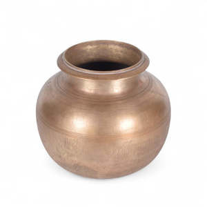 Pot en laiton de style vintage - Product Image 1